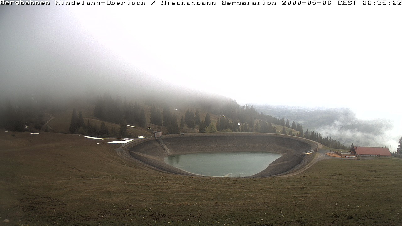 Archiv Foto Webcam Bad Hindelang - Bergstation Wiedhag Alpe
