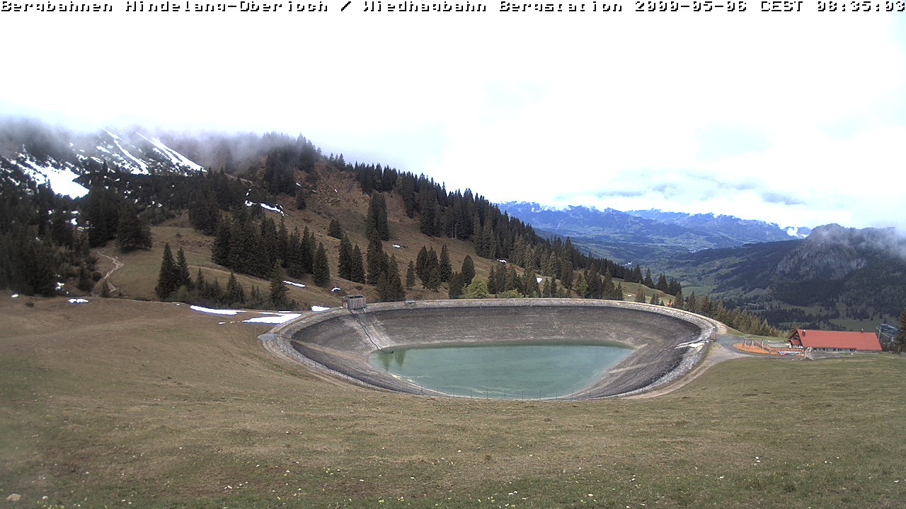 Archiv Foto Webcam Bad Hindelang - Bergstation Wiedhag Alpe
