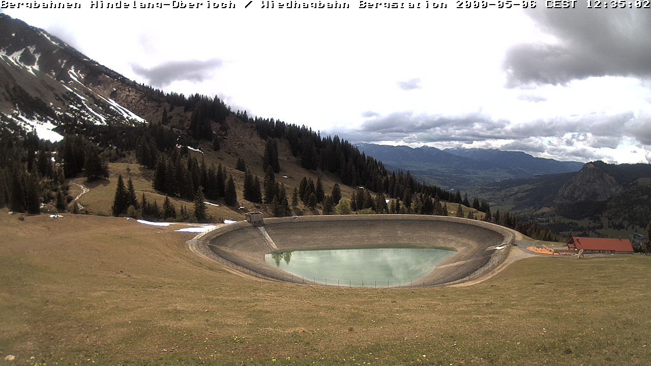 Archiv Foto Webcam Bad Hindelang - Bergstation Wiedhag Alpe