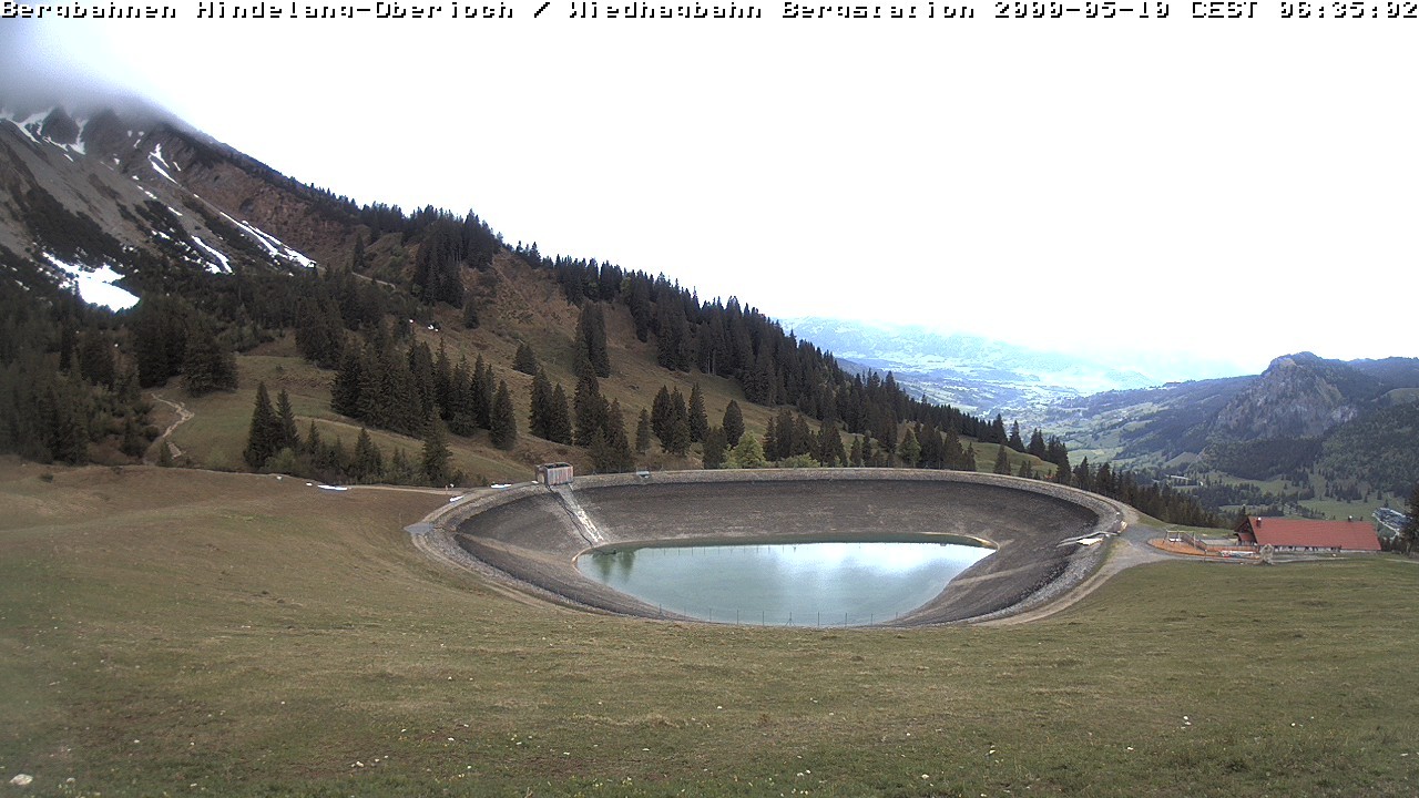 Archiv Foto Webcam Bad Hindelang - Bergstation Wiedhag Alpe