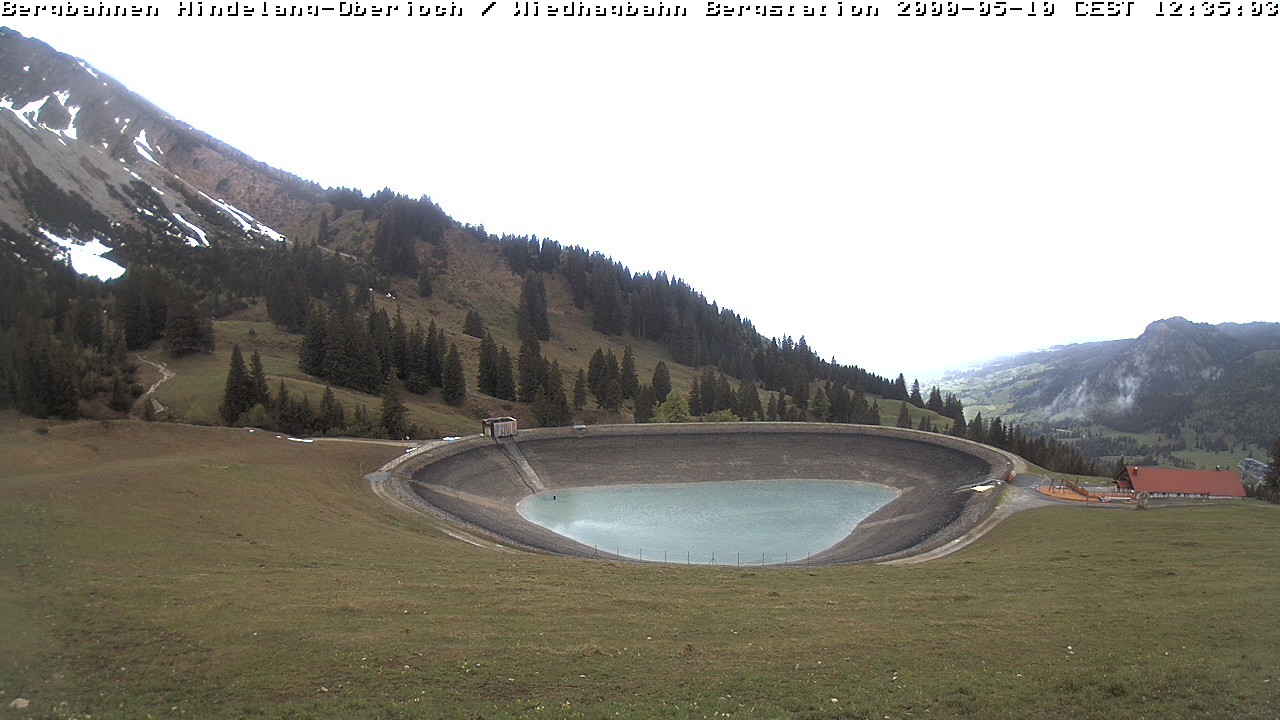 Archiv Foto Webcam Bad Hindelang - Bergstation Wiedhag Alpe