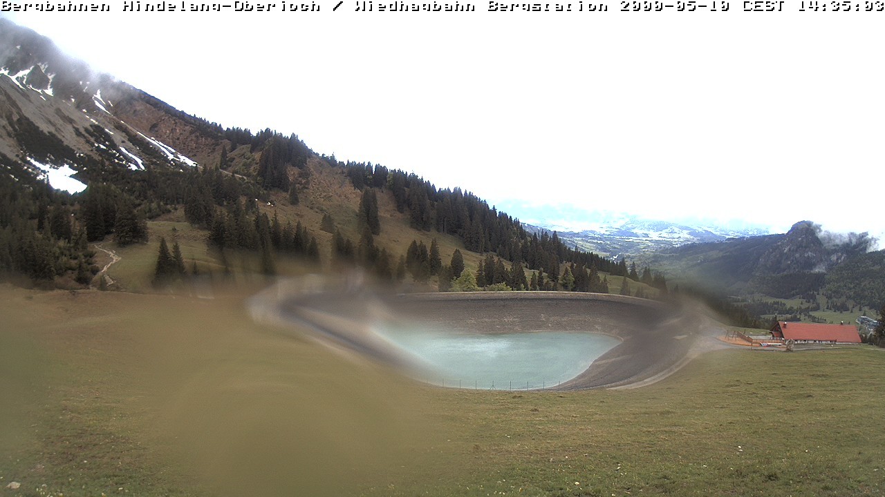 Archiv Foto Webcam Bad Hindelang - Bergstation Wiedhag Alpe