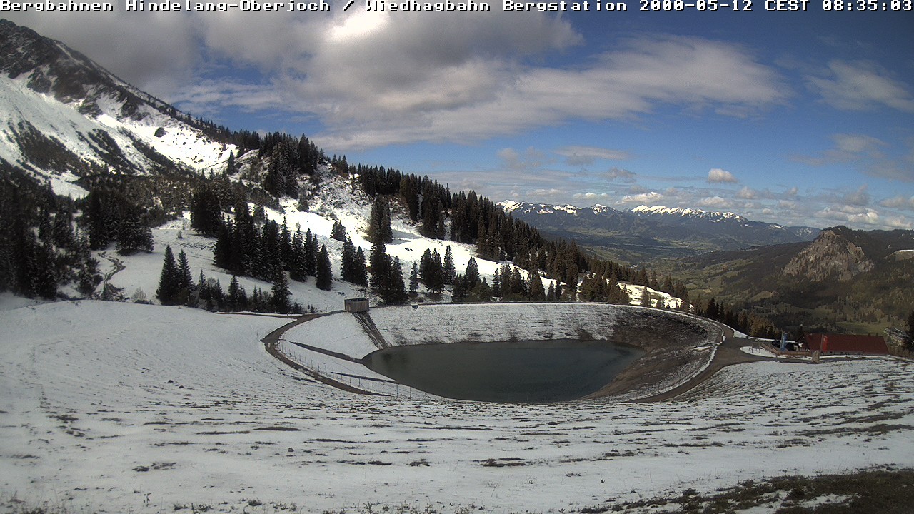 Archived image Webcam Bad Hindelang - Wiedhag Alp top station