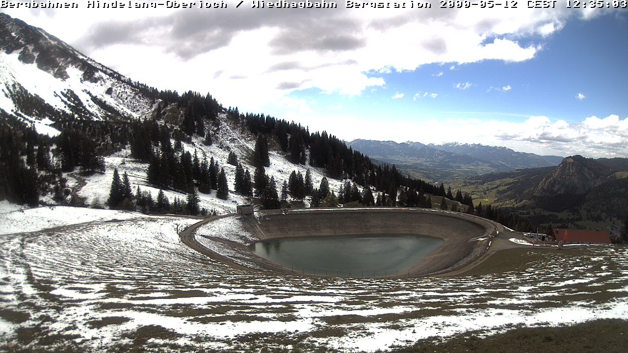 Archived image Webcam Bad Hindelang - Wiedhag Alp top station