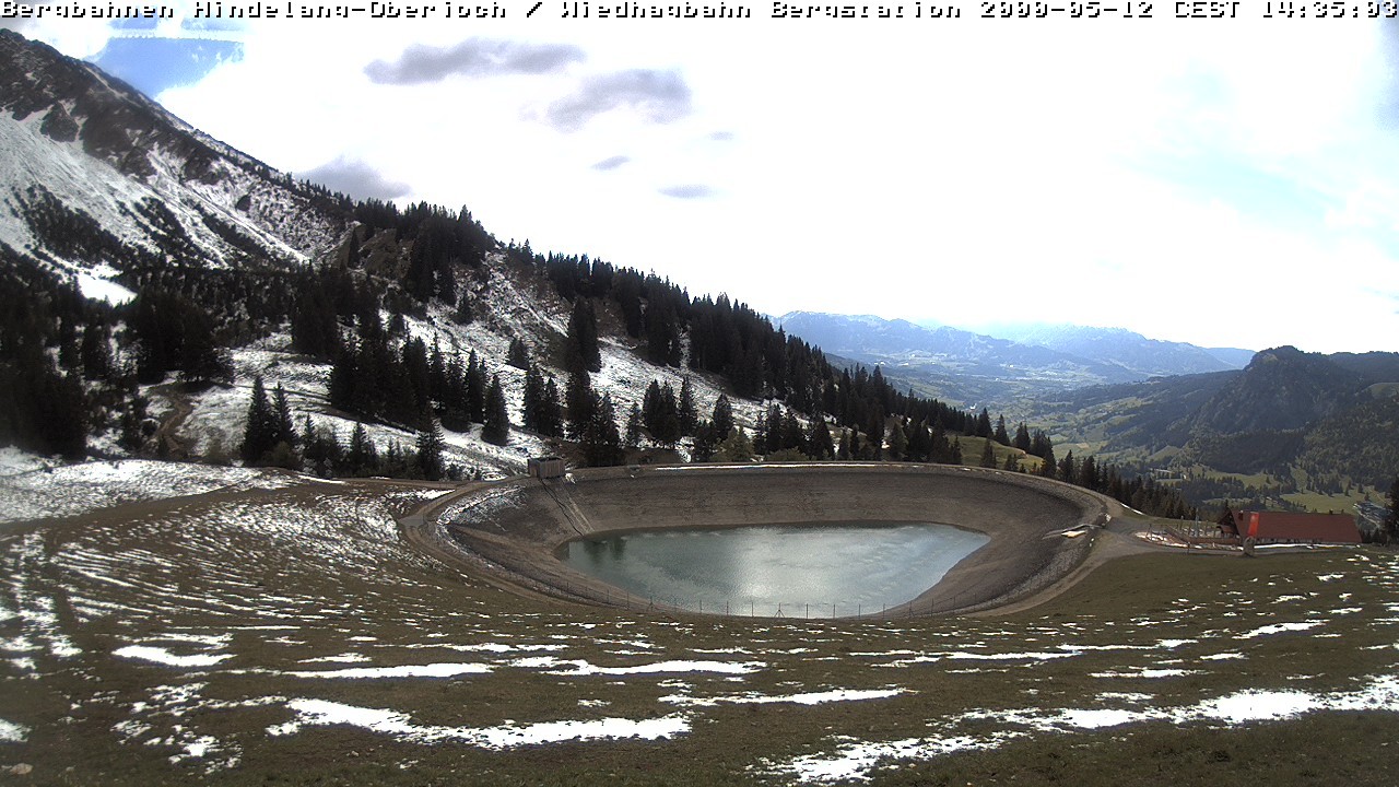 Archived image Webcam Bad Hindelang - Wiedhag Alp top station