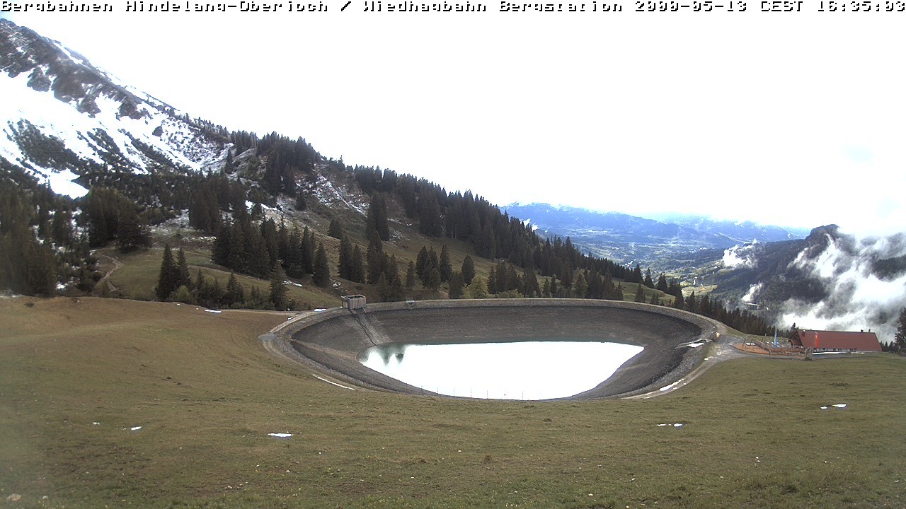 Archiv Foto Webcam Bad Hindelang - Bergstation Wiedhag Alpe