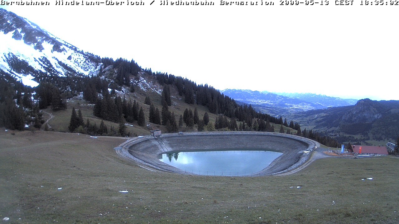 Archiv Foto Webcam Bad Hindelang - Bergstation Wiedhag Alpe