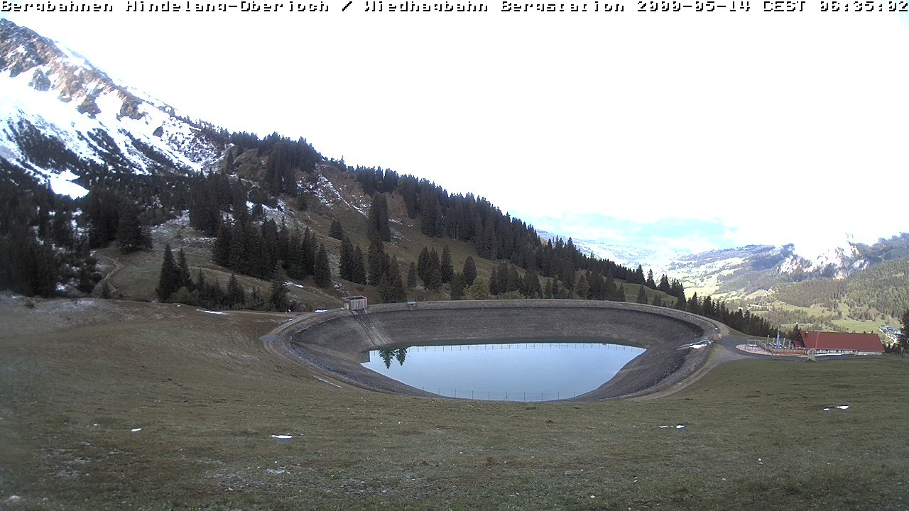 Archiv Foto Webcam Bad Hindelang - Bergstation Wiedhag Alpe