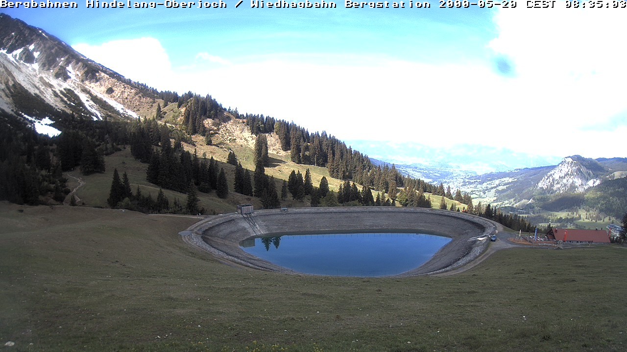 Archived image Webcam Bad Hindelang - Wiedhag Alp top station