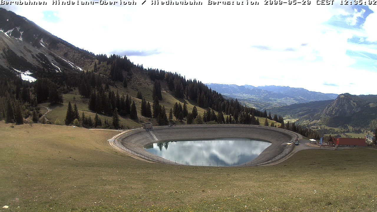 Archived image Webcam Bad Hindelang - Wiedhag Alp top station