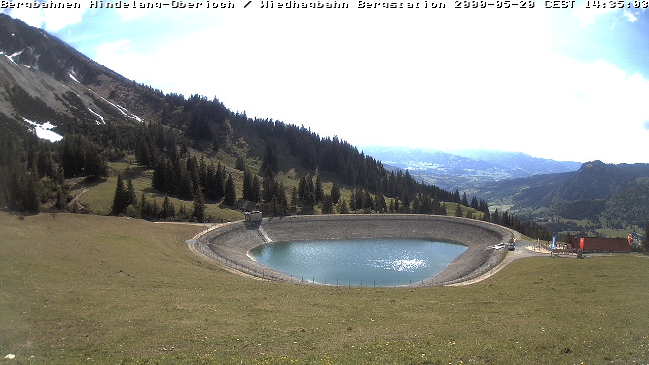 Archived image Webcam Bad Hindelang - Wiedhag Alp top station