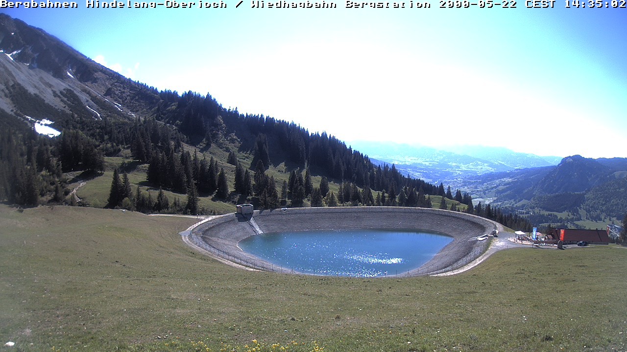 Archived image Webcam Bad Hindelang - Wiedhag Alp top station