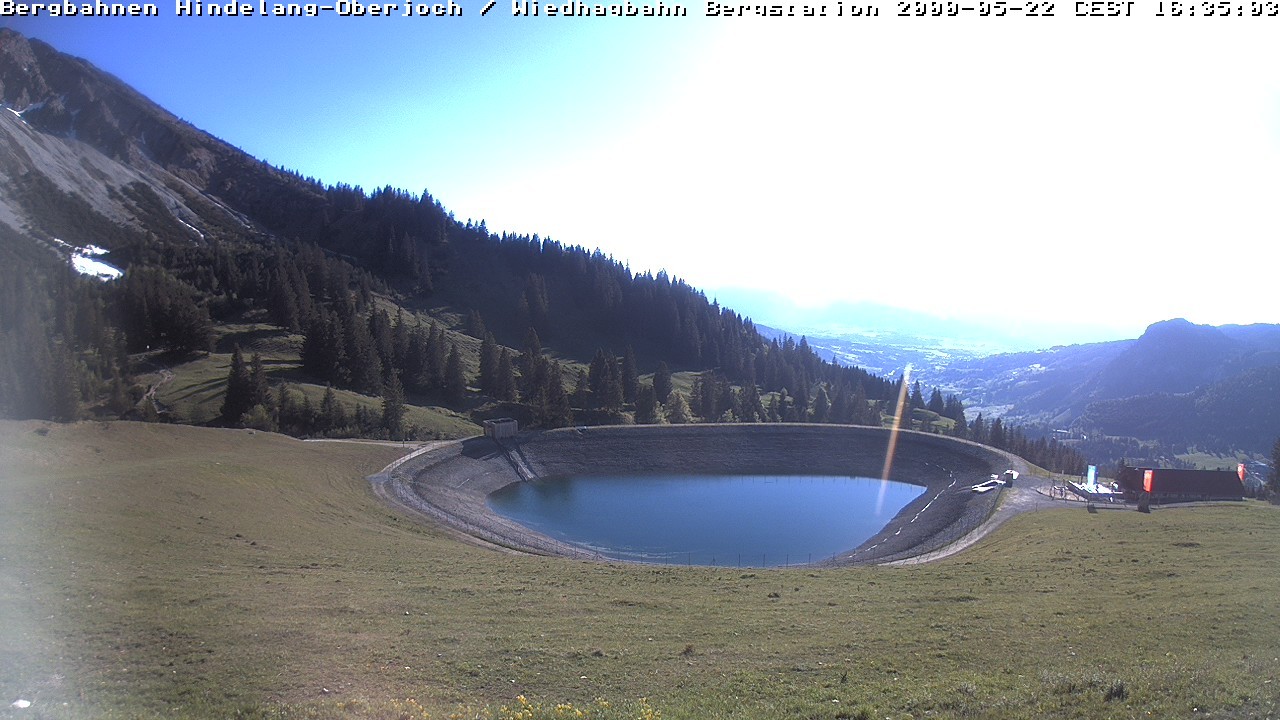 Archived image Webcam Bad Hindelang - Wiedhag Alp top station