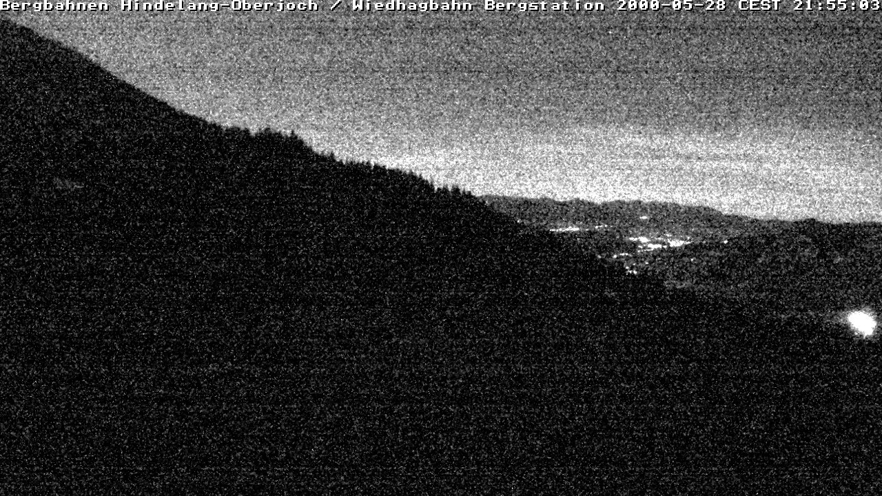 Archiv Foto Webcam Bad Hindelang - Bergstation Wiedhag Alpe