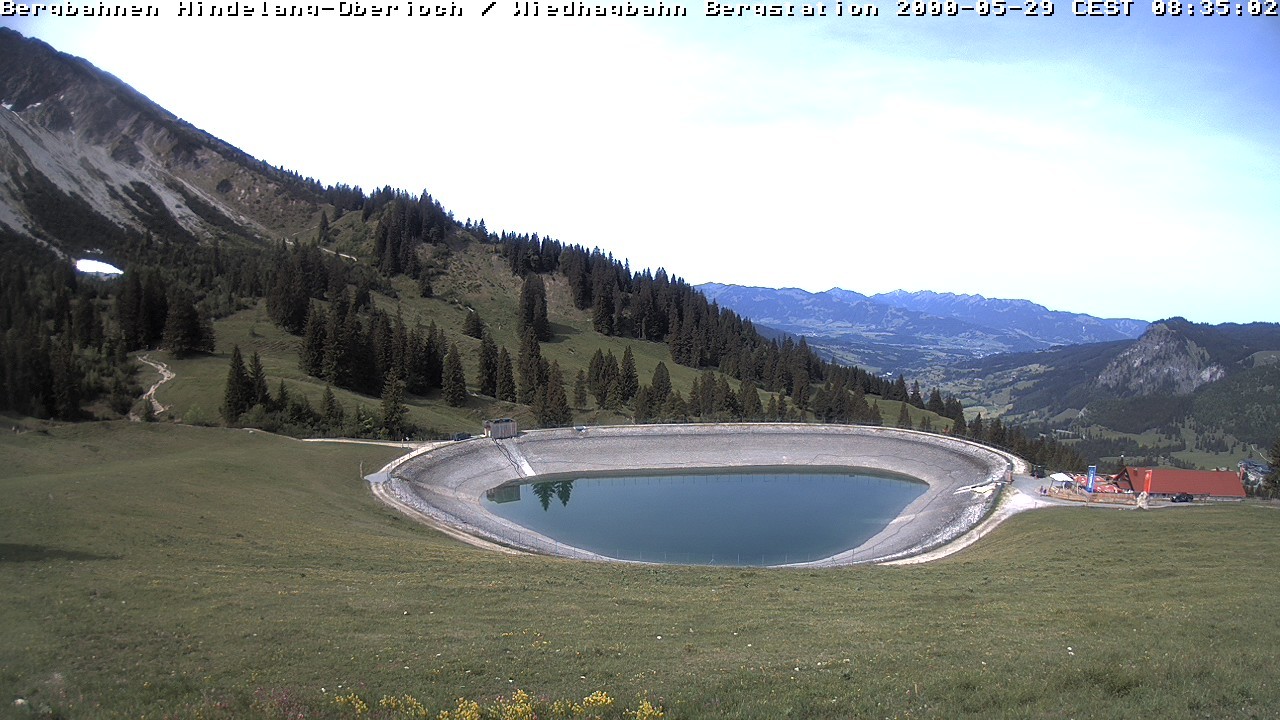 Archiv Foto Webcam Bad Hindelang - Bergstation Wiedhag Alpe