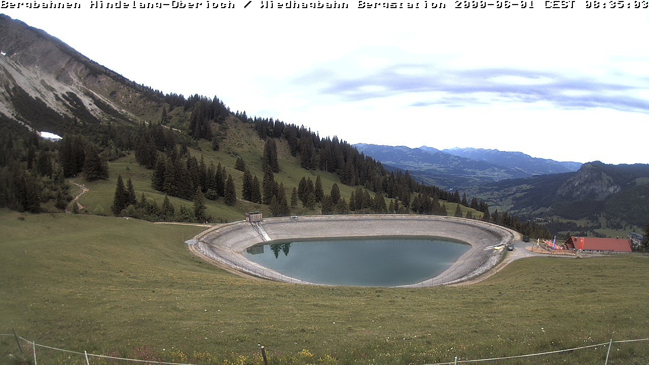 Archiv Foto Webcam Bad Hindelang - Bergstation Wiedhag Alpe
