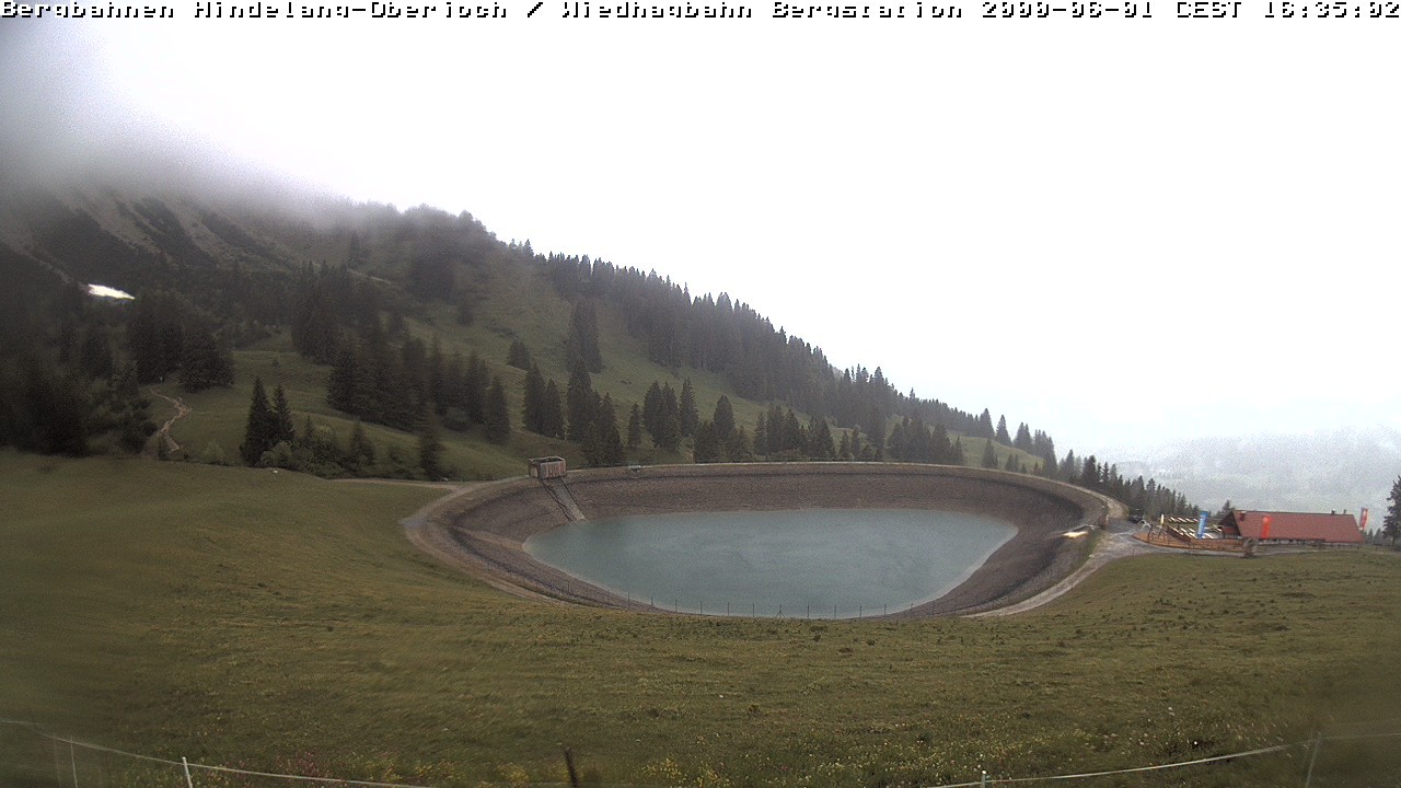 Archiv Foto Webcam Bad Hindelang - Bergstation Wiedhag Alpe