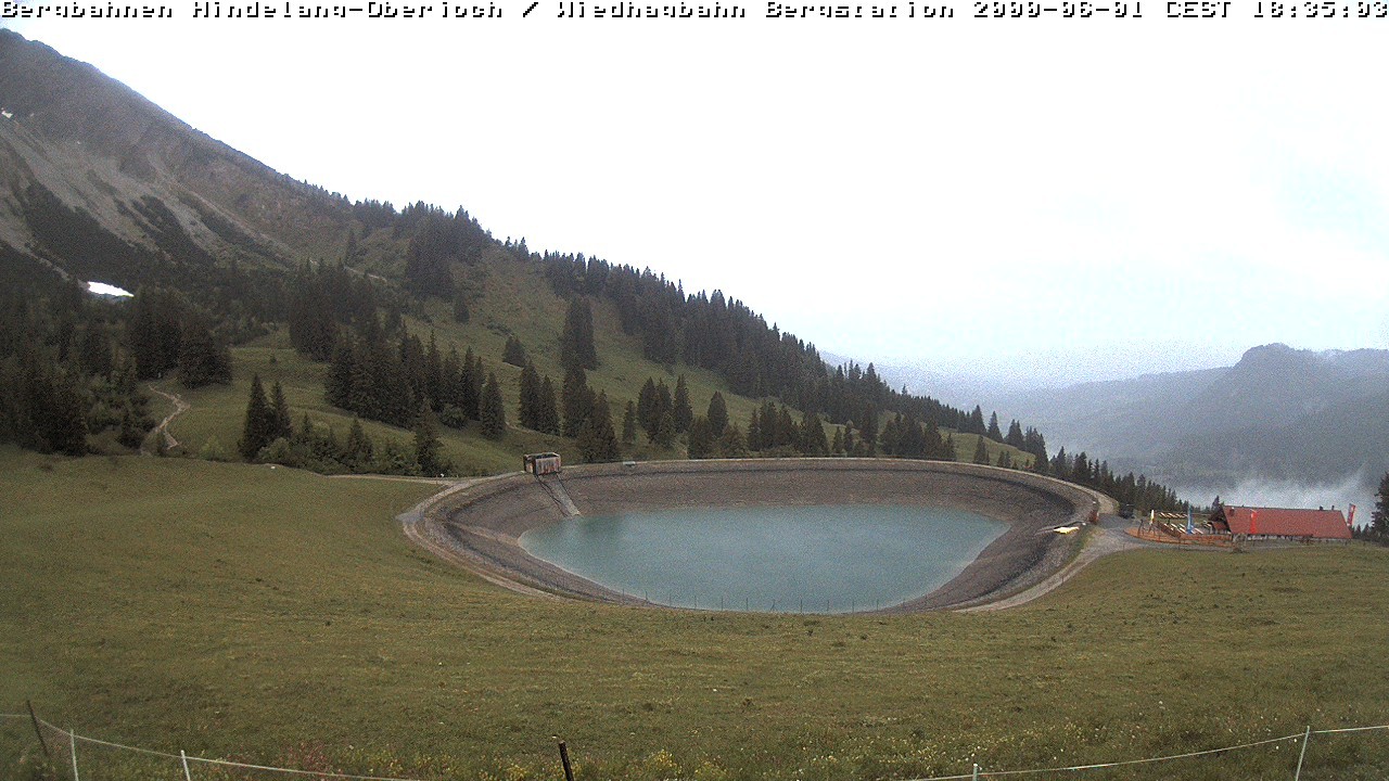 Archiv Foto Webcam Bad Hindelang - Bergstation Wiedhag Alpe