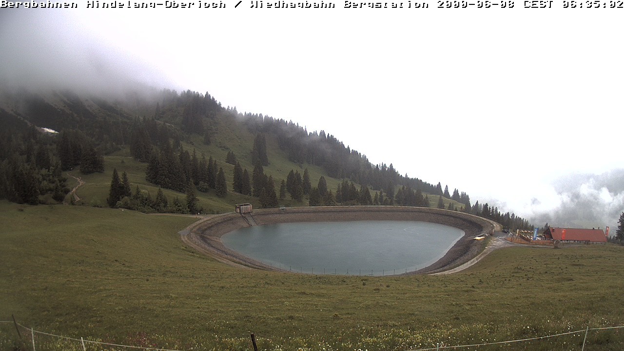 Archiv Foto Webcam Bad Hindelang - Bergstation Wiedhag Alpe