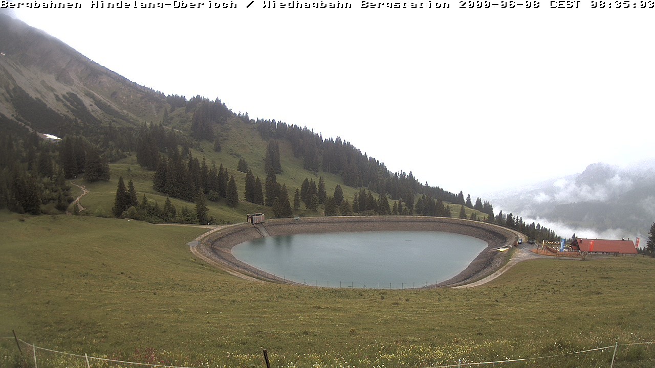 Archiv Foto Webcam Bad Hindelang - Bergstation Wiedhag Alpe