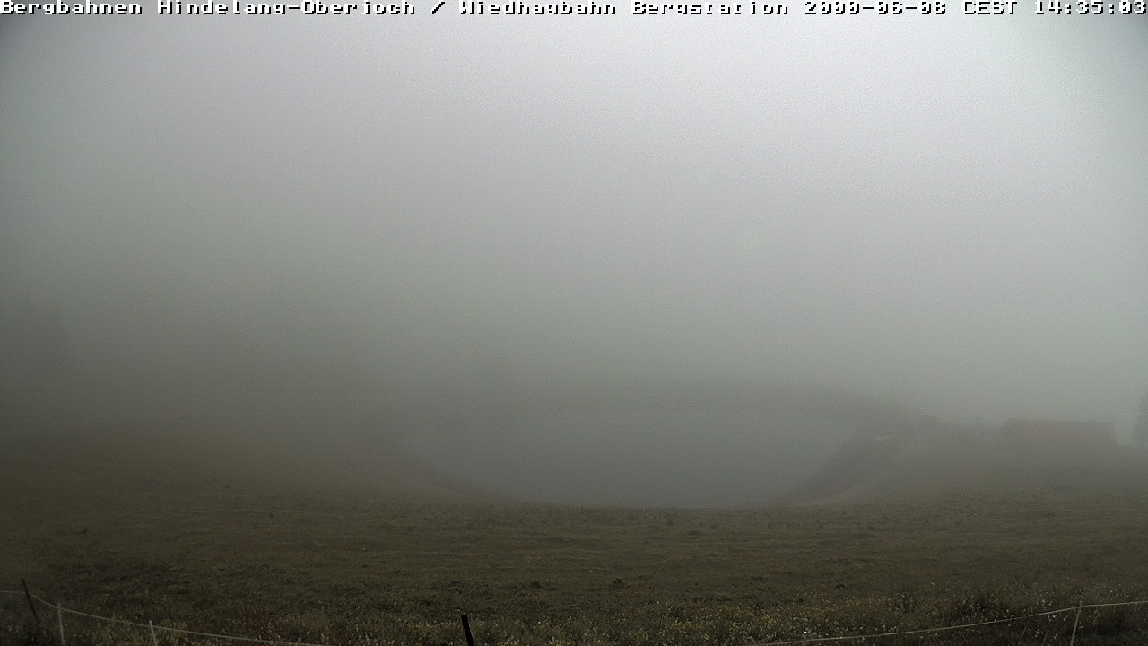 Archiv Foto Webcam Bad Hindelang - Bergstation Wiedhag Alpe