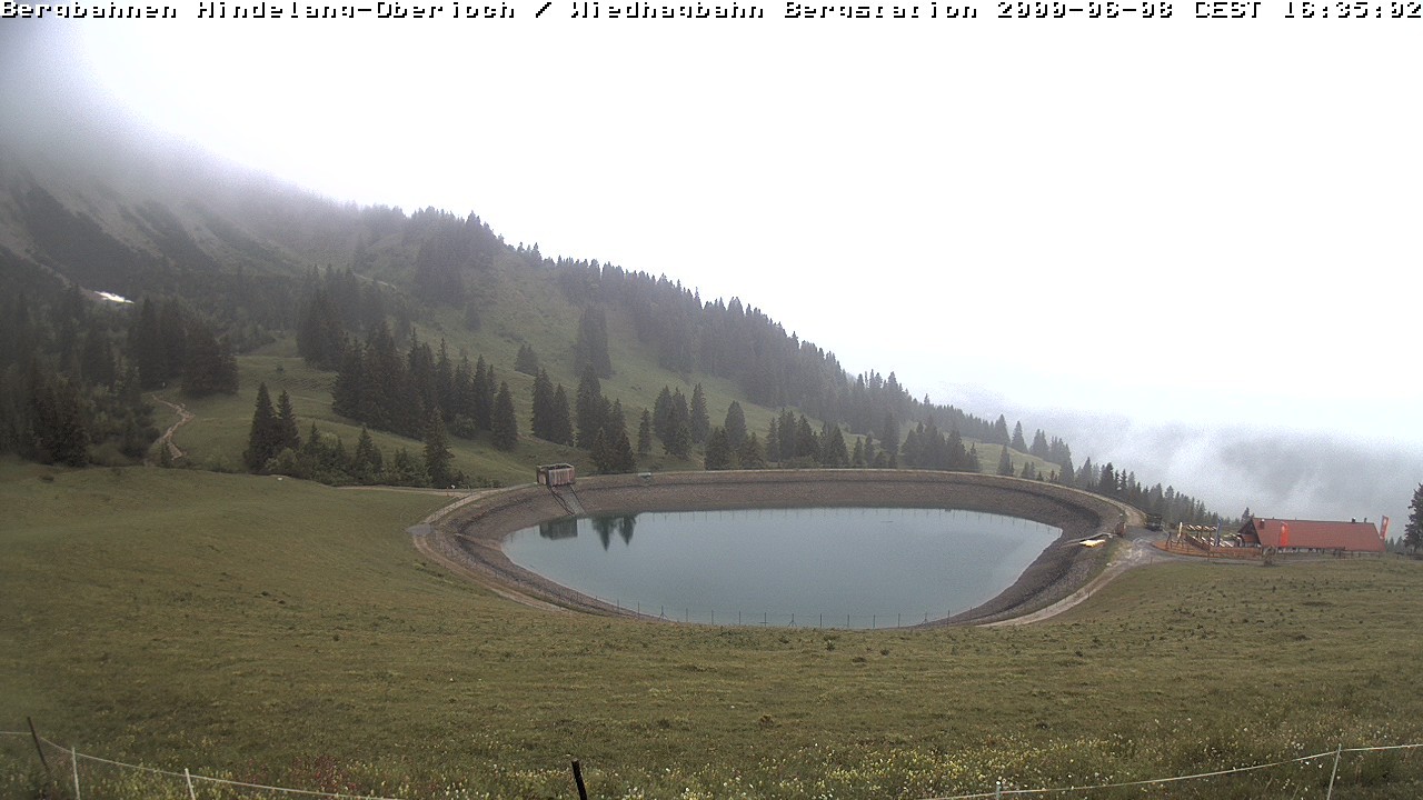 Archiv Foto Webcam Bad Hindelang - Bergstation Wiedhag Alpe
