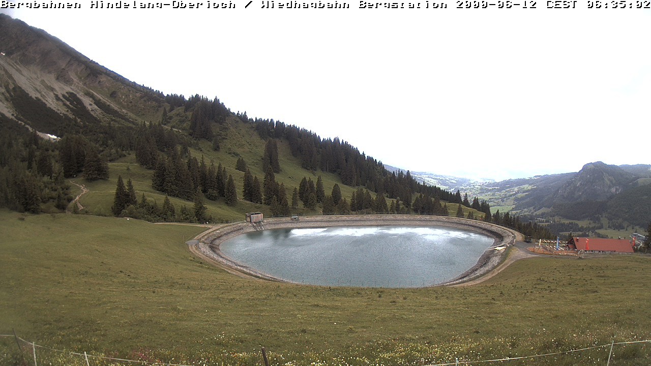 Archiv Foto Webcam Bad Hindelang - Bergstation Wiedhag Alpe