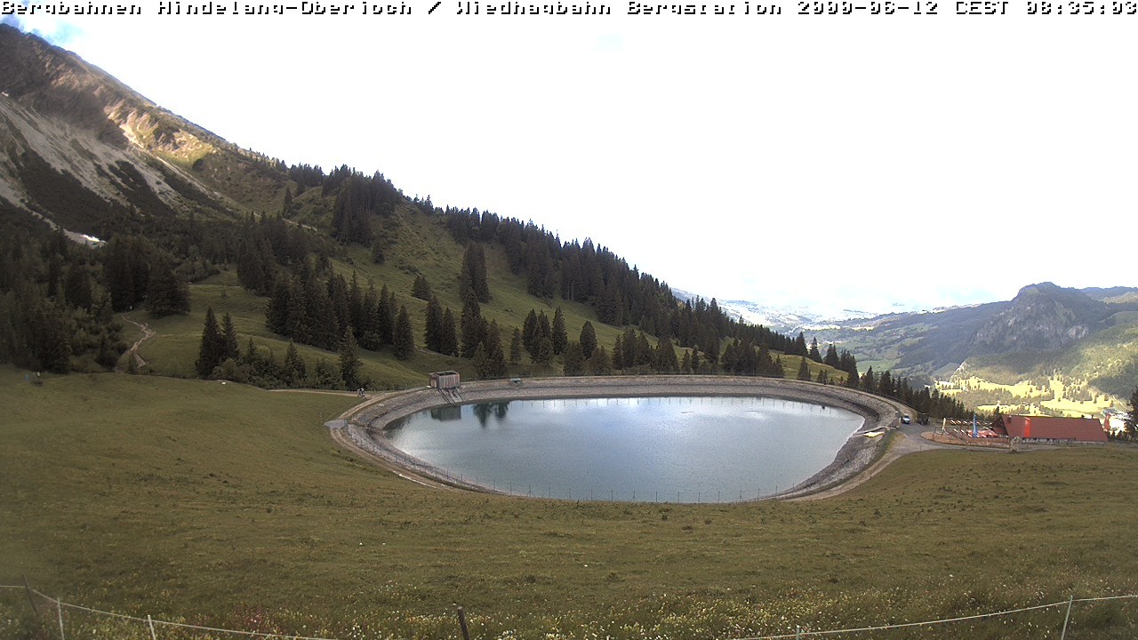 Archived image Webcam Bad Hindelang - Wiedhag Alp top station