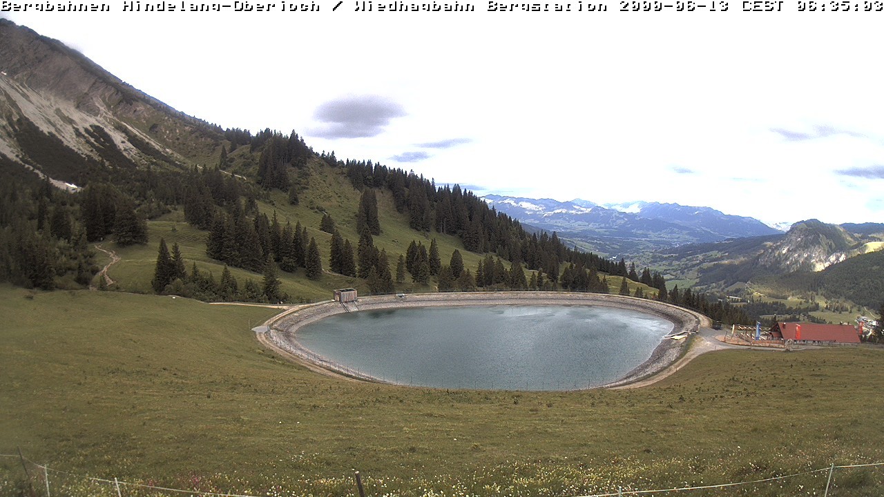 Archiv Foto Webcam Bad Hindelang - Bergstation Wiedhag Alpe