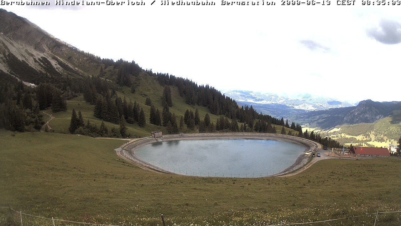 Archiv Foto Webcam Bad Hindelang - Bergstation Wiedhag Alpe