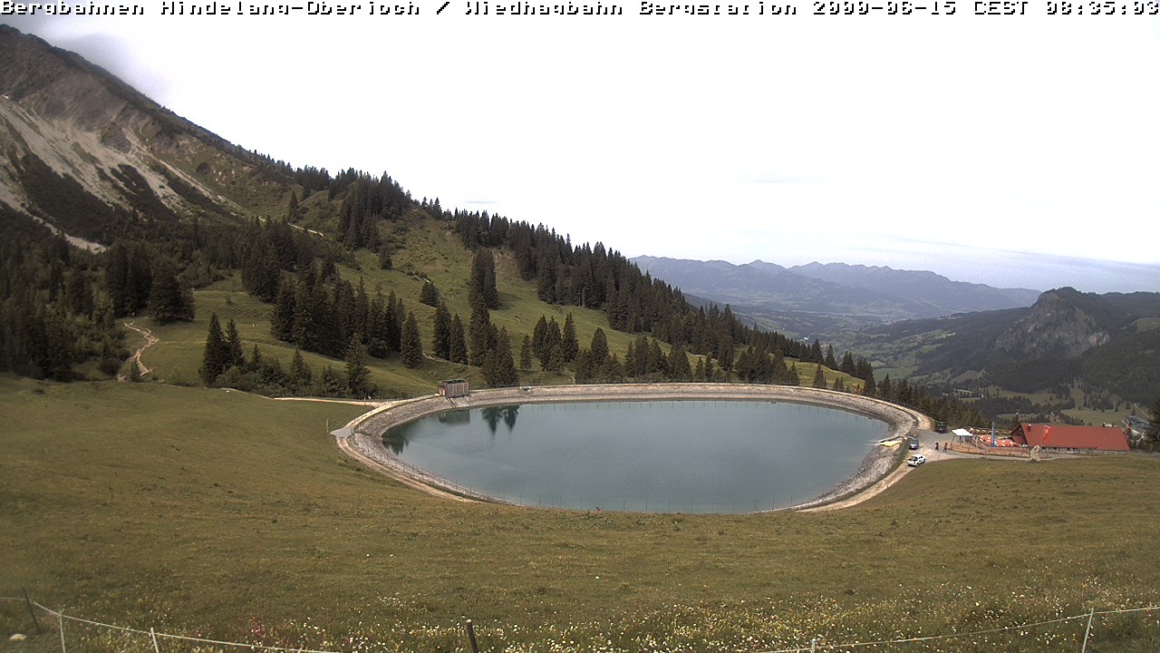 Archiv Foto Webcam Bad Hindelang - Bergstation Wiedhag Alpe