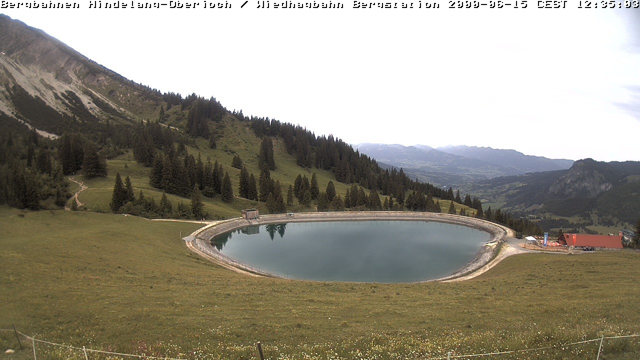 Archived image Webcam Bad Hindelang - Wiedhag Alp top station