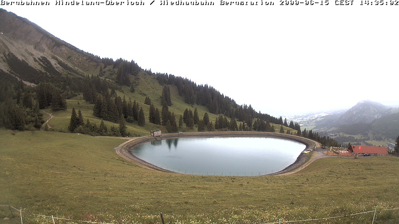 Archiv Foto Webcam Bad Hindelang - Bergstation Wiedhag Alpe
