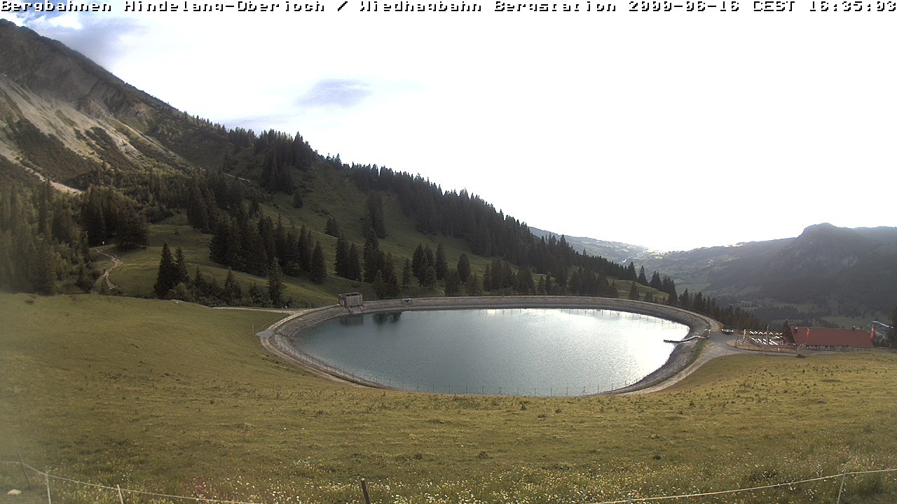 Archiv Foto Webcam Bad Hindelang - Bergstation Wiedhag Alpe