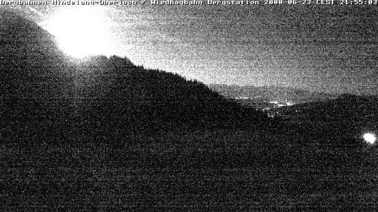 Archiv Foto Webcam Bad Hindelang - Bergstation Wiedhag Alpe