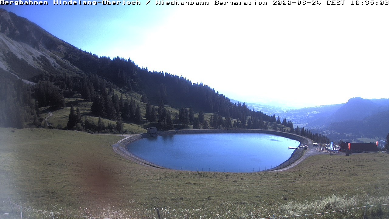 Archiv Foto Webcam Bad Hindelang - Bergstation Wiedhag Alpe