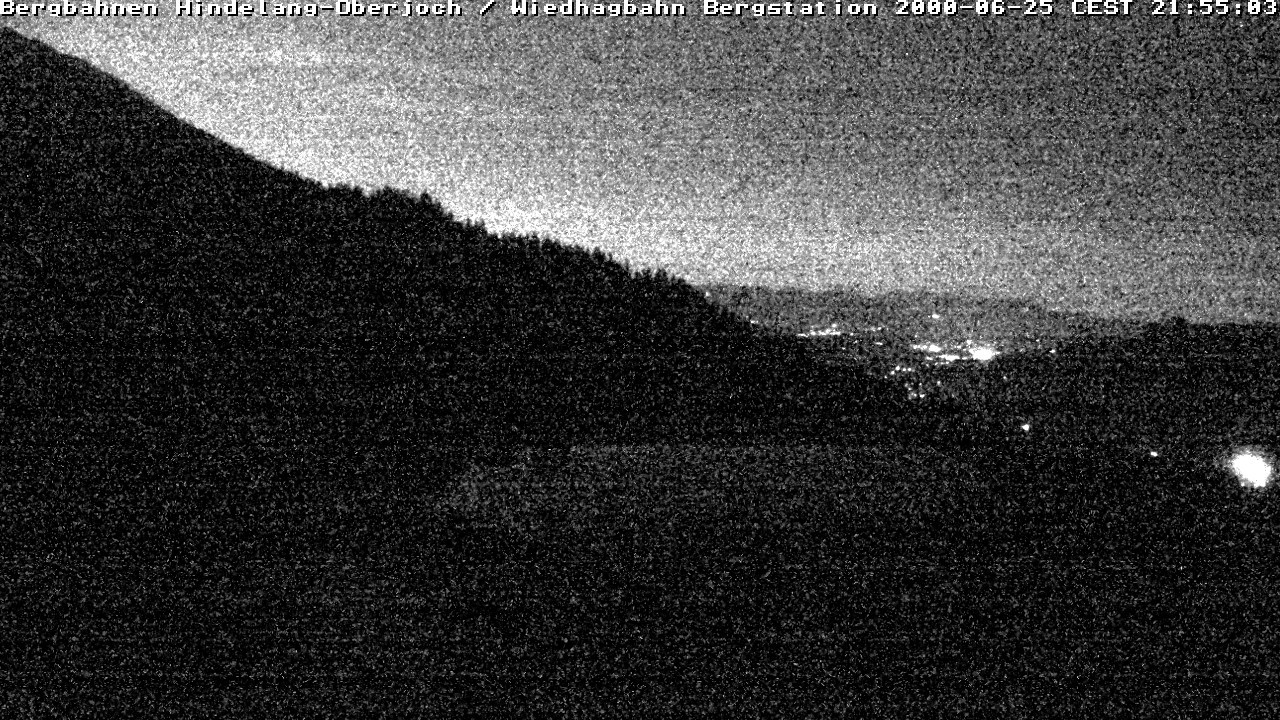 Archiv Foto Webcam Bad Hindelang - Bergstation Wiedhag Alpe