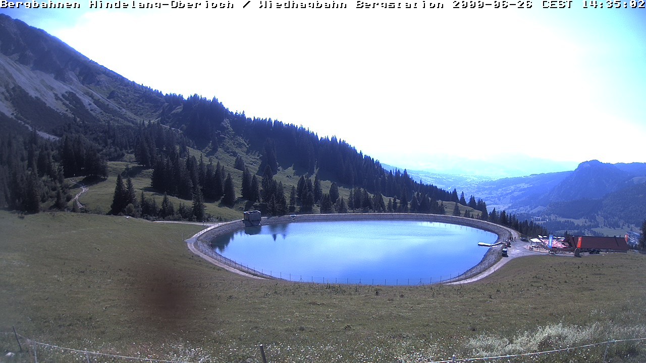 Archiv Foto Webcam Bad Hindelang - Bergstation Wiedhag Alpe