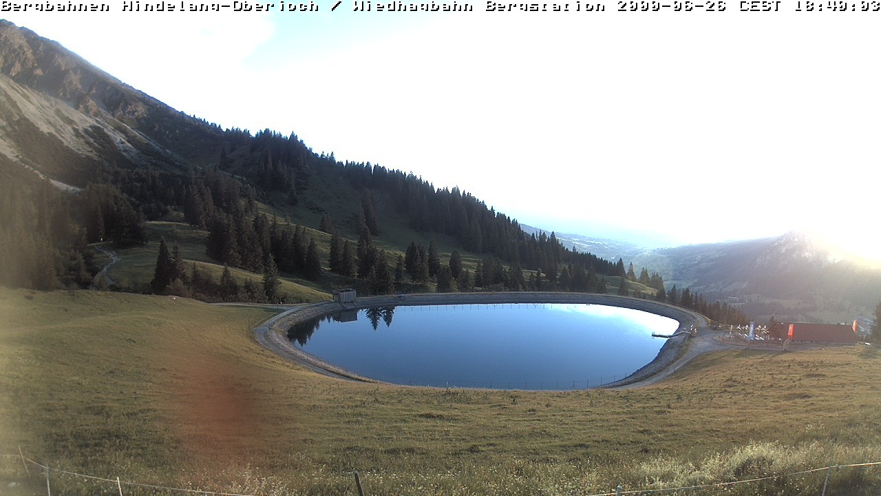 Archiv Foto Webcam Bad Hindelang - Bergstation Wiedhag Alpe