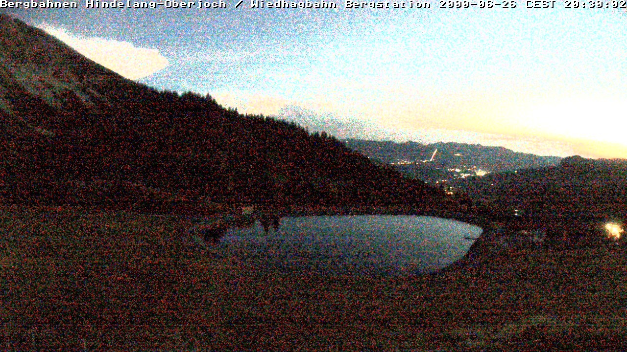 Archiv Foto Webcam Bad Hindelang - Bergstation Wiedhag Alpe