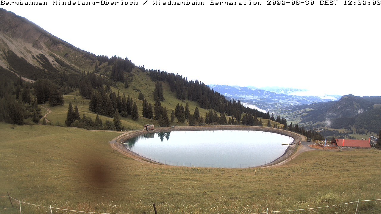 Archiv Foto Webcam Bad Hindelang - Bergstation Wiedhag Alpe