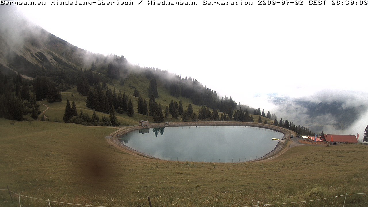 Archiv Foto Webcam Bad Hindelang - Bergstation Wiedhag Alpe