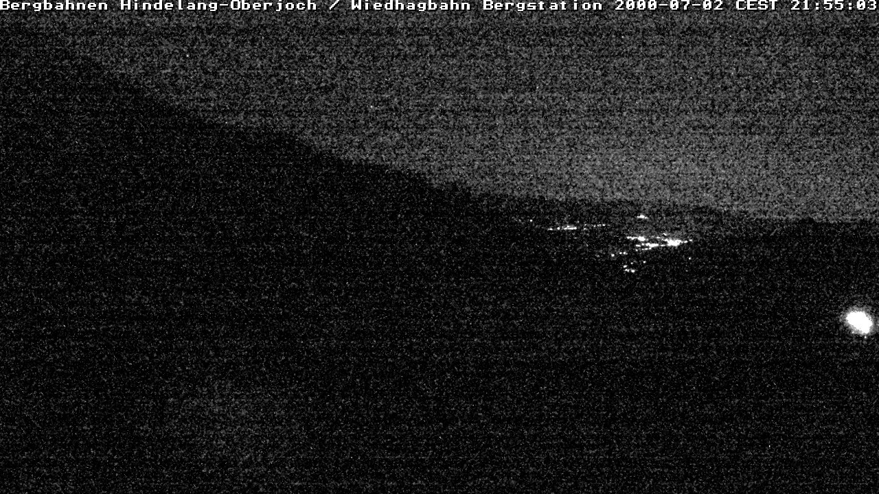 Archiv Foto Webcam Bad Hindelang - Bergstation Wiedhag Alpe