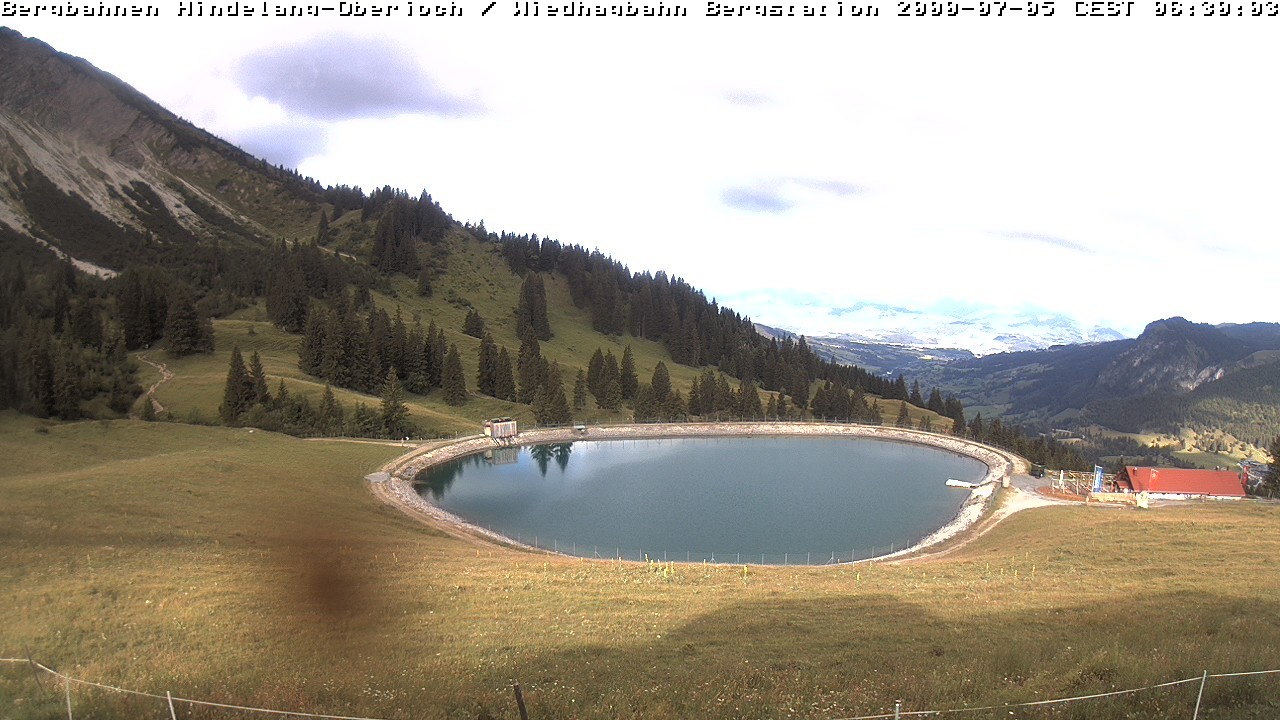 Archiv Foto Webcam Bad Hindelang - Bergstation Wiedhag Alpe