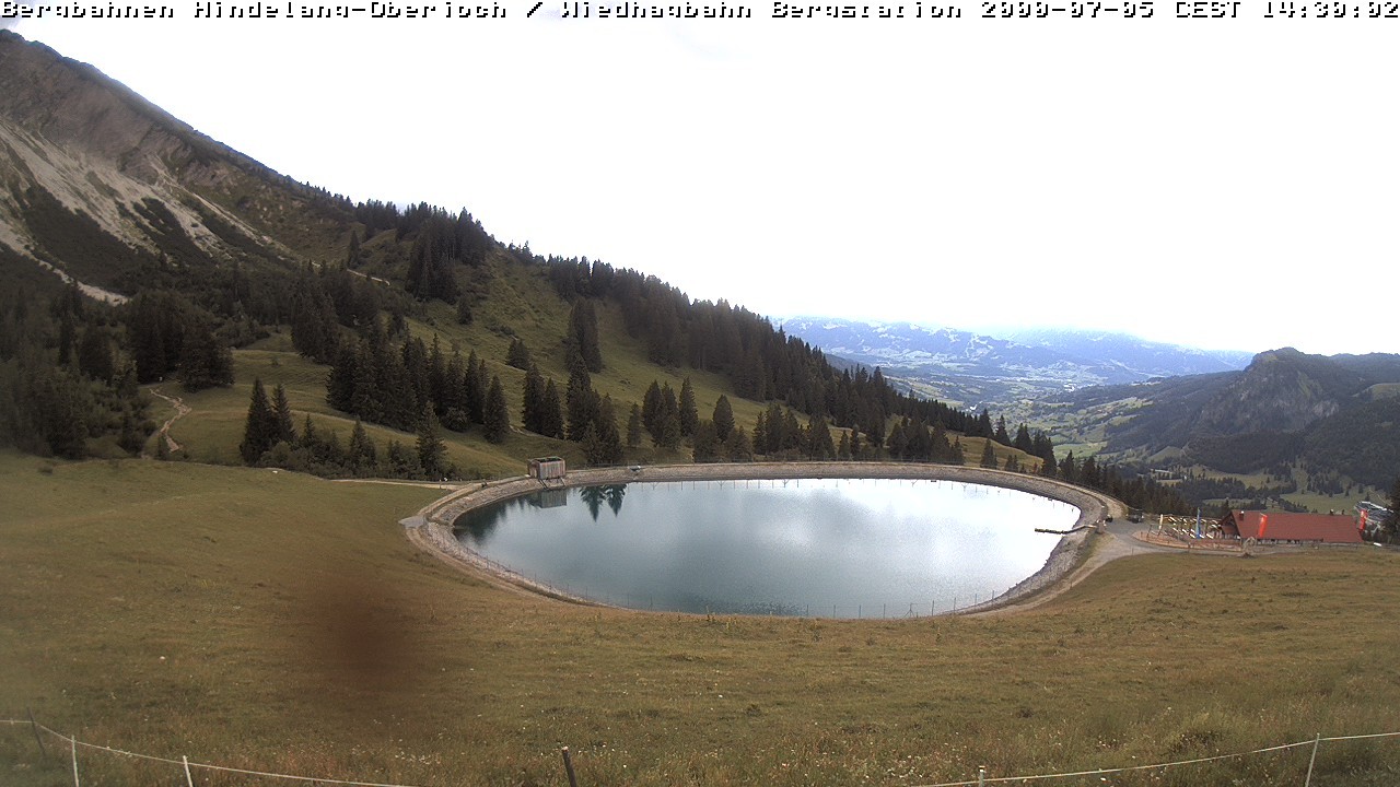 Archived image Webcam Bad Hindelang - Wiedhag Alp top station