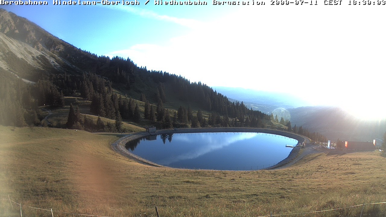 Archived image Webcam Bad Hindelang - Wiedhag Alp top station