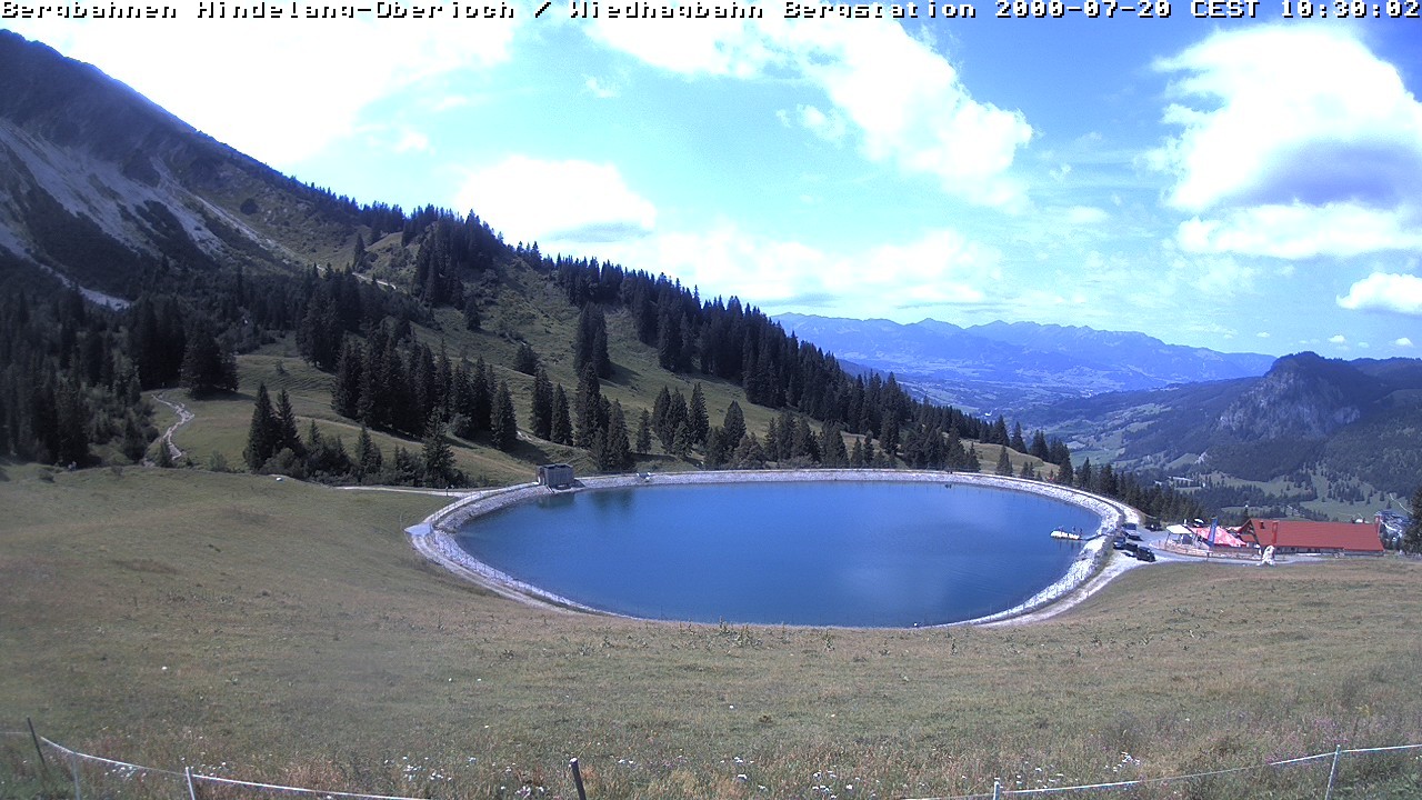 Archived image Webcam Bad Hindelang - Wiedhag Alp top station