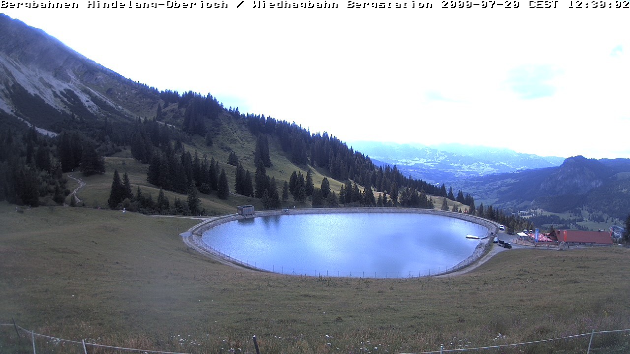 Archived image Webcam Bad Hindelang - Wiedhag Alp top station
