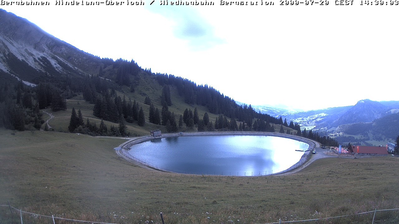 Archived image Webcam Bad Hindelang - Wiedhag Alp top station