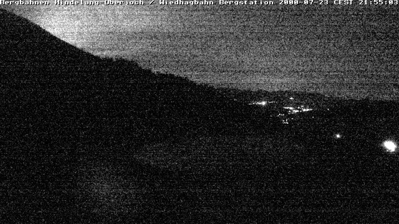 Archiv Foto Webcam Bad Hindelang - Bergstation Wiedhag Alpe